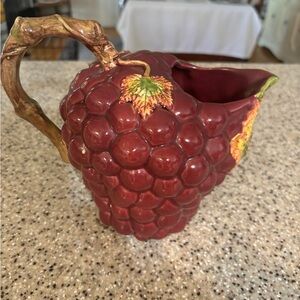 Portugal Ceramic Majolica vintage pitcher